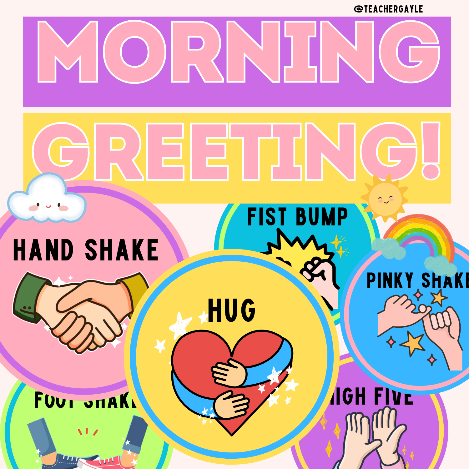 Morning Greeting Activity – Fun Classroom Decoration