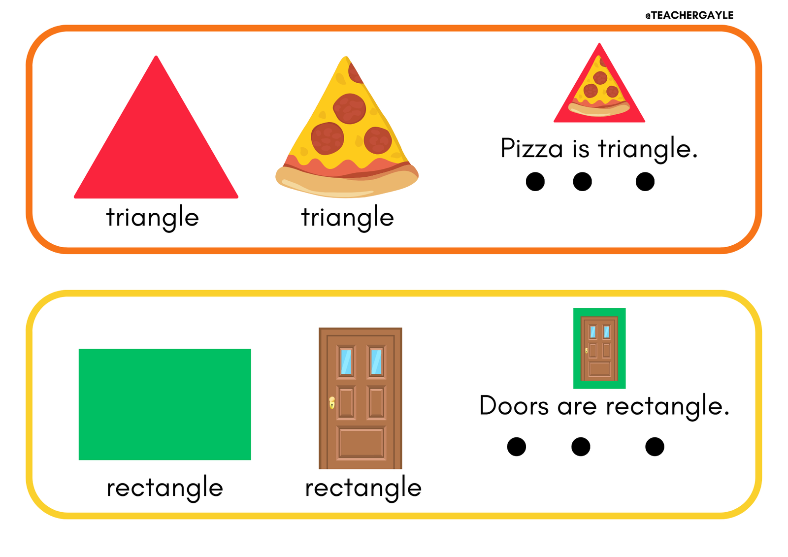 (Numbers and Shapes) - High Five Review Decoration - Image 5