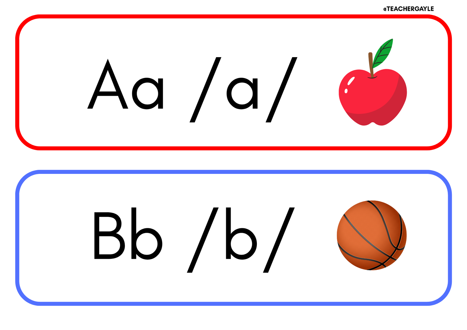 (Alphabet Sounds) - High Five Review Decoration - Image 4