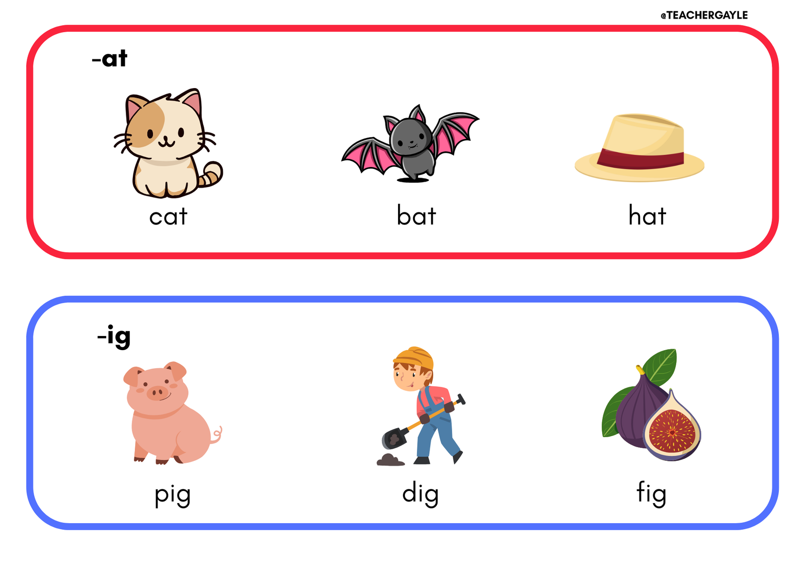 (Rhyming Words) - High Five Review Decoration - Image 4