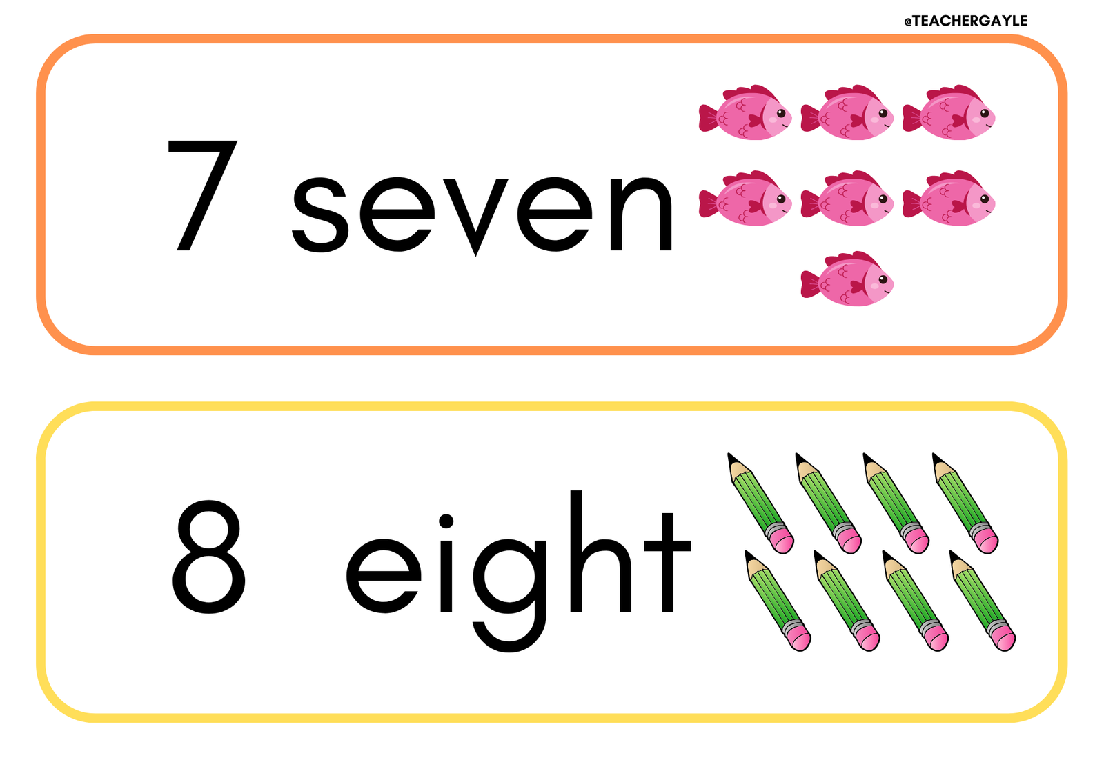 (Numbers and Shapes) - High Five Review Decoration - Image 6