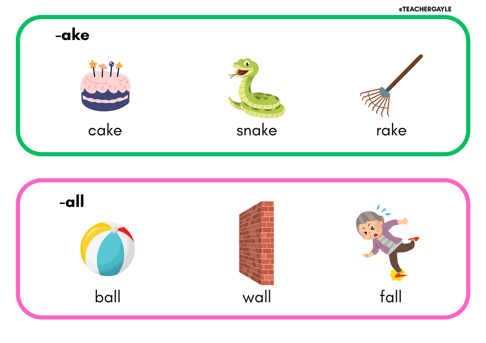 (Rhyming Words) - High Five Review Decoration - Image 6