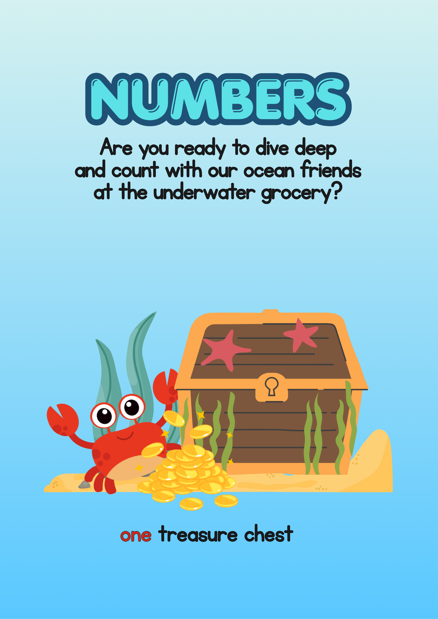 Ocean Shop and Count: A Number Adventure - Math Workbook for Early Learners - Image 2