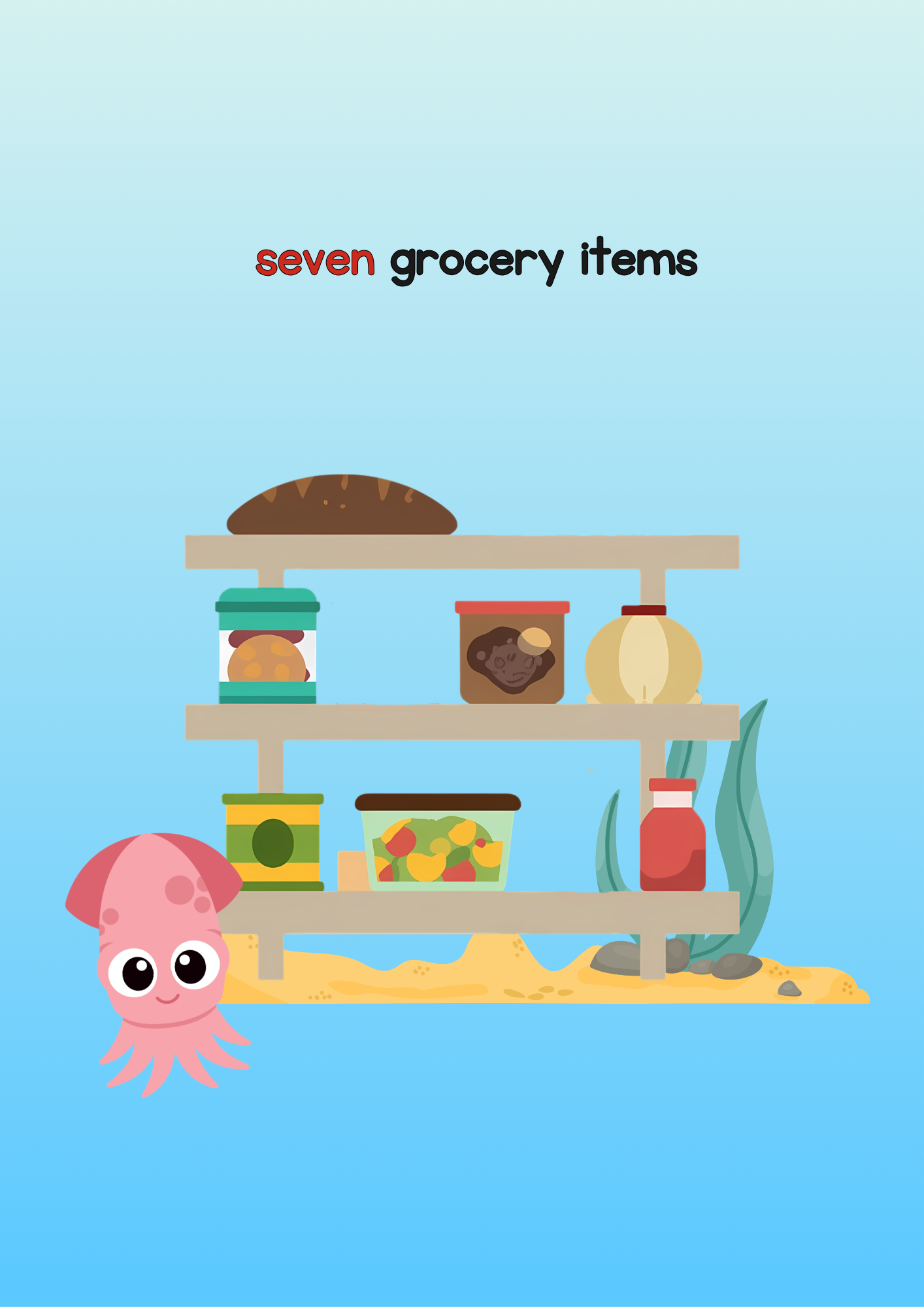 Ocean Shop and Count: A Number Adventure - Math Workbook for Early Learners - Image 3