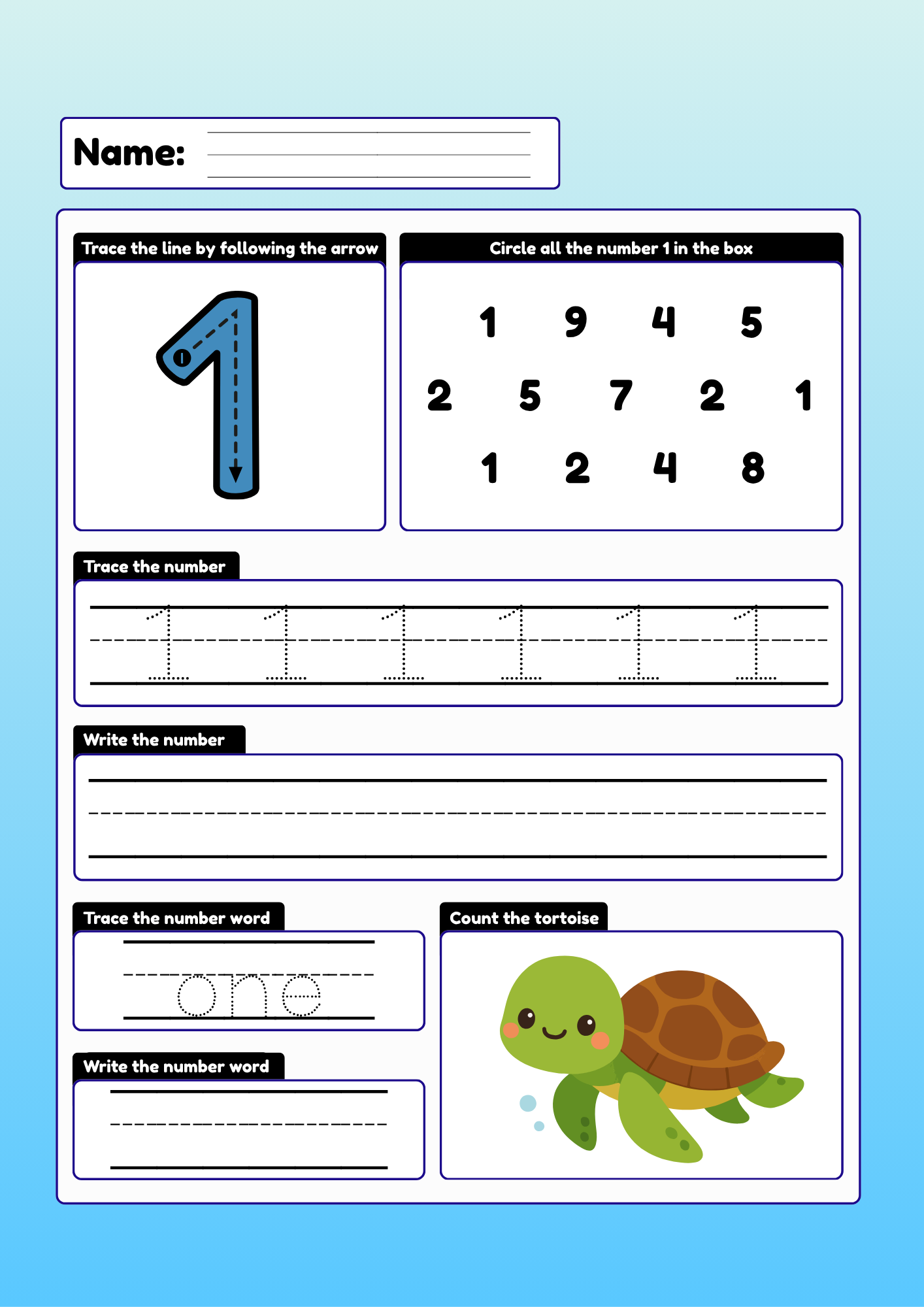 Ocean Shop and Count: A Number Adventure - Math Workbook for Early Learners - Image 4